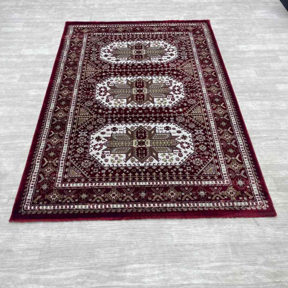 سجاد تركي الماس مودرن 10940A احمر مقاس 150*220 سجاد تركي الماس مودرن 10940A احمر مقاس 150*220