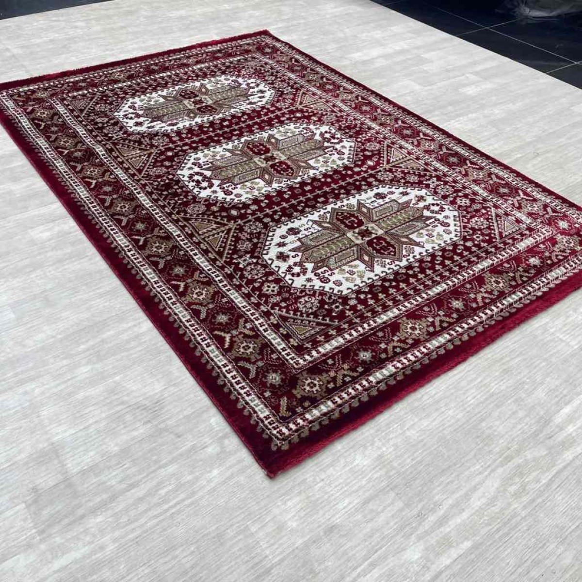 سجاد تركي الماس مودرن 10940A احمر مقاس 150*220 سجاد تركي الماس مودرن 10940A احمر مقاس 150*220
