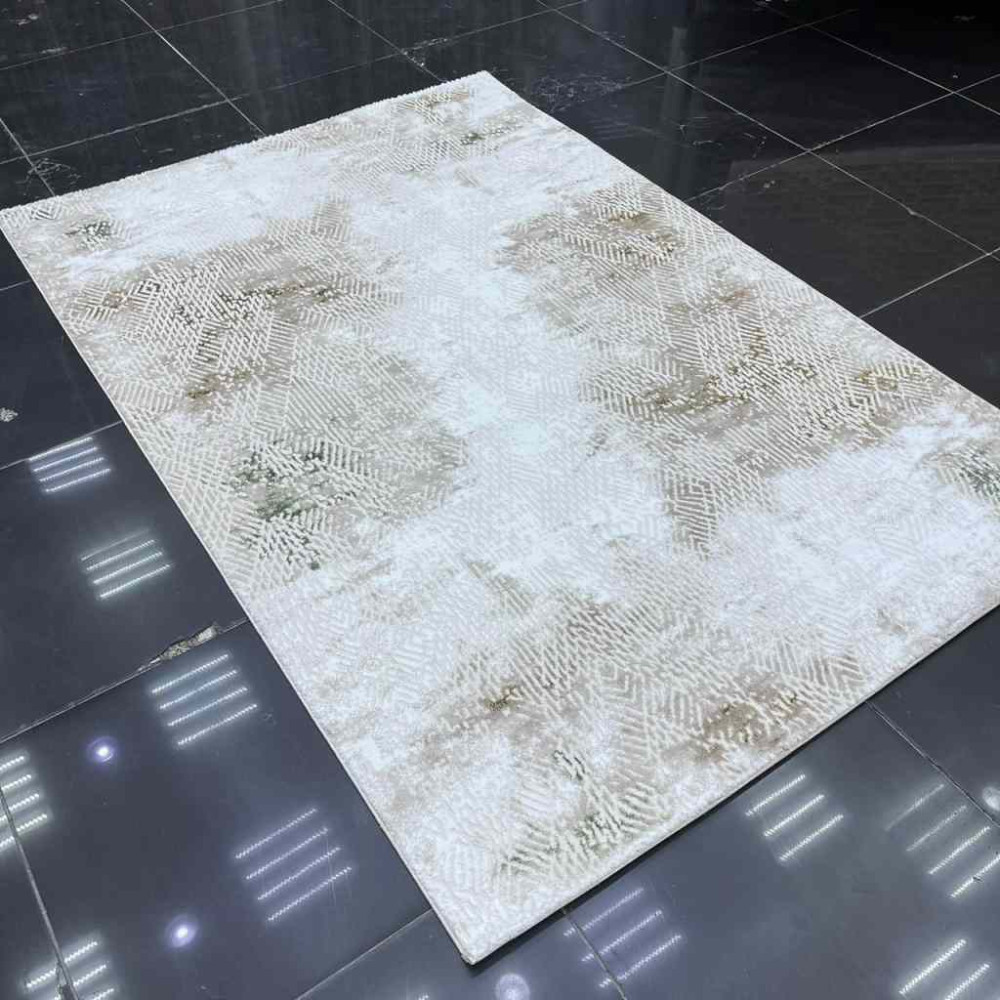 سجاد الماس تركي مودرن 30020A كريم اخضر 150*220 سجاد الماس تركي مودرن 30020A كريم اخضر 150*220