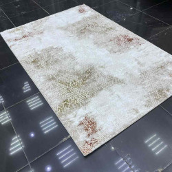 سجاد الماس تركي مودرن 30020A كريم برتقالي 150*220 سجاد الماس تركي مودرن 30020A كريم برتقالي 150*220