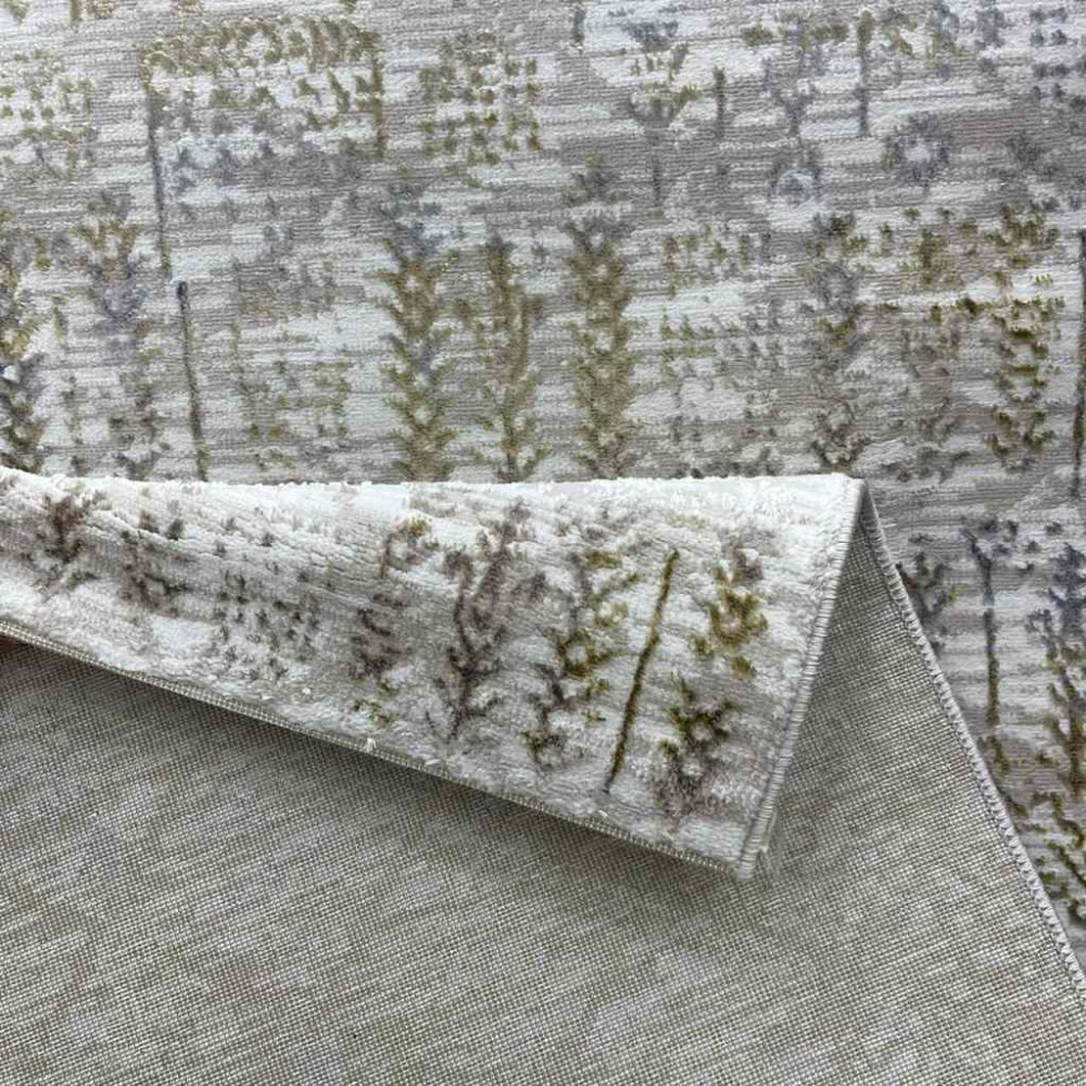 سجاد الماس تركي مودرن 35005A بيج ذهبي 150*220