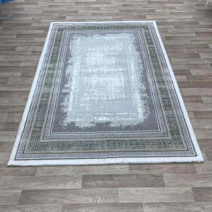 سجاد الماس تركي مودرن 30081B رمادي اخضر 250*350