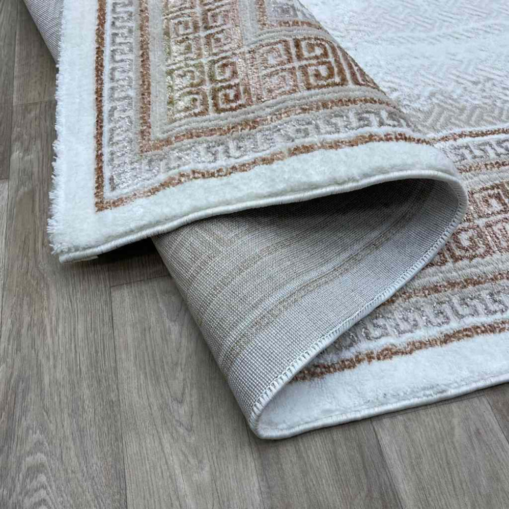 سجاد الماس تركي مودرن 30081B فيزون برتقالي 150*220 سجاد الماس تركي مودرن 30081B فيزون برتقالي 150*220