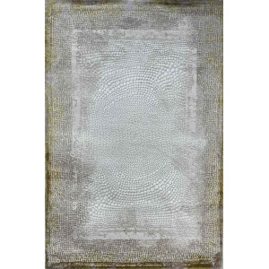 سجاد الماس تركي مودرن 30108A فيزون ذهبي 150*220