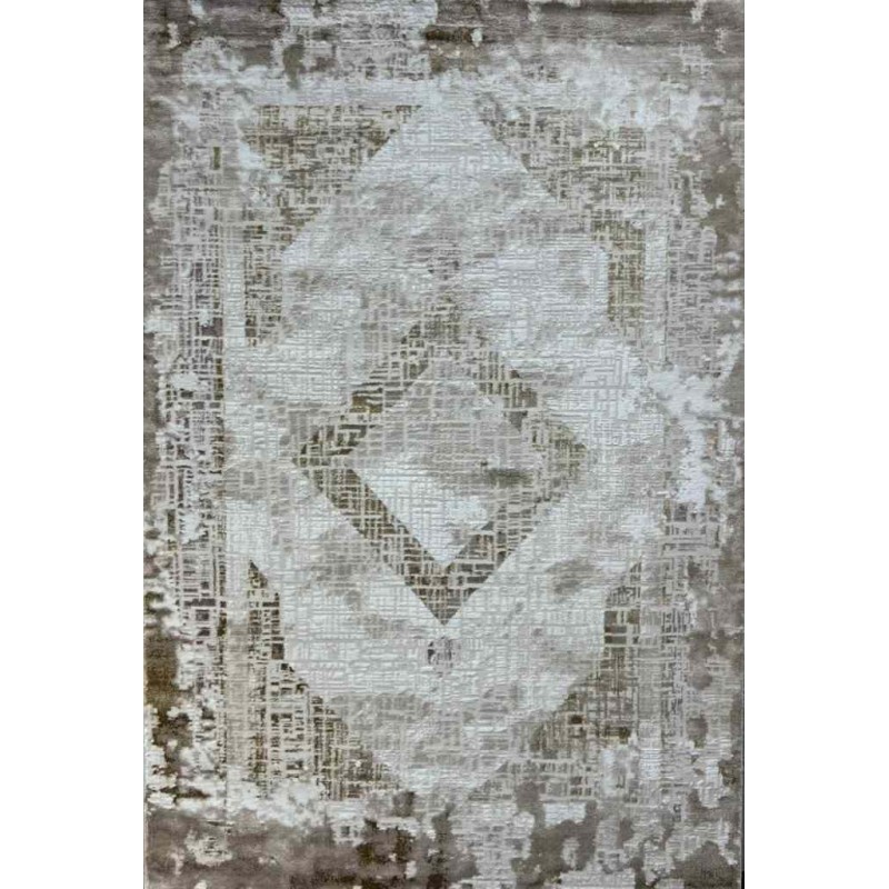 سجاد الماس تركي مودرن 30009A كريم ذهبي 150*220