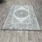 Modern Turkish beige diamond carpet 35007A green size 150*220