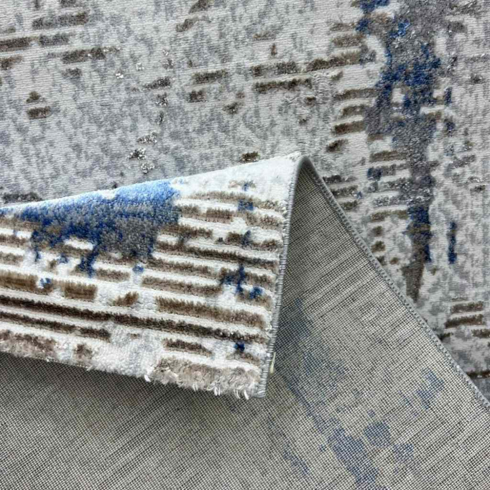 سجاد الماس تركي مودرن 35023D كريم ملون تركواز 150*220 سجاد الماس تركي مودرن 35023D كريم ملون تركواز 150*220