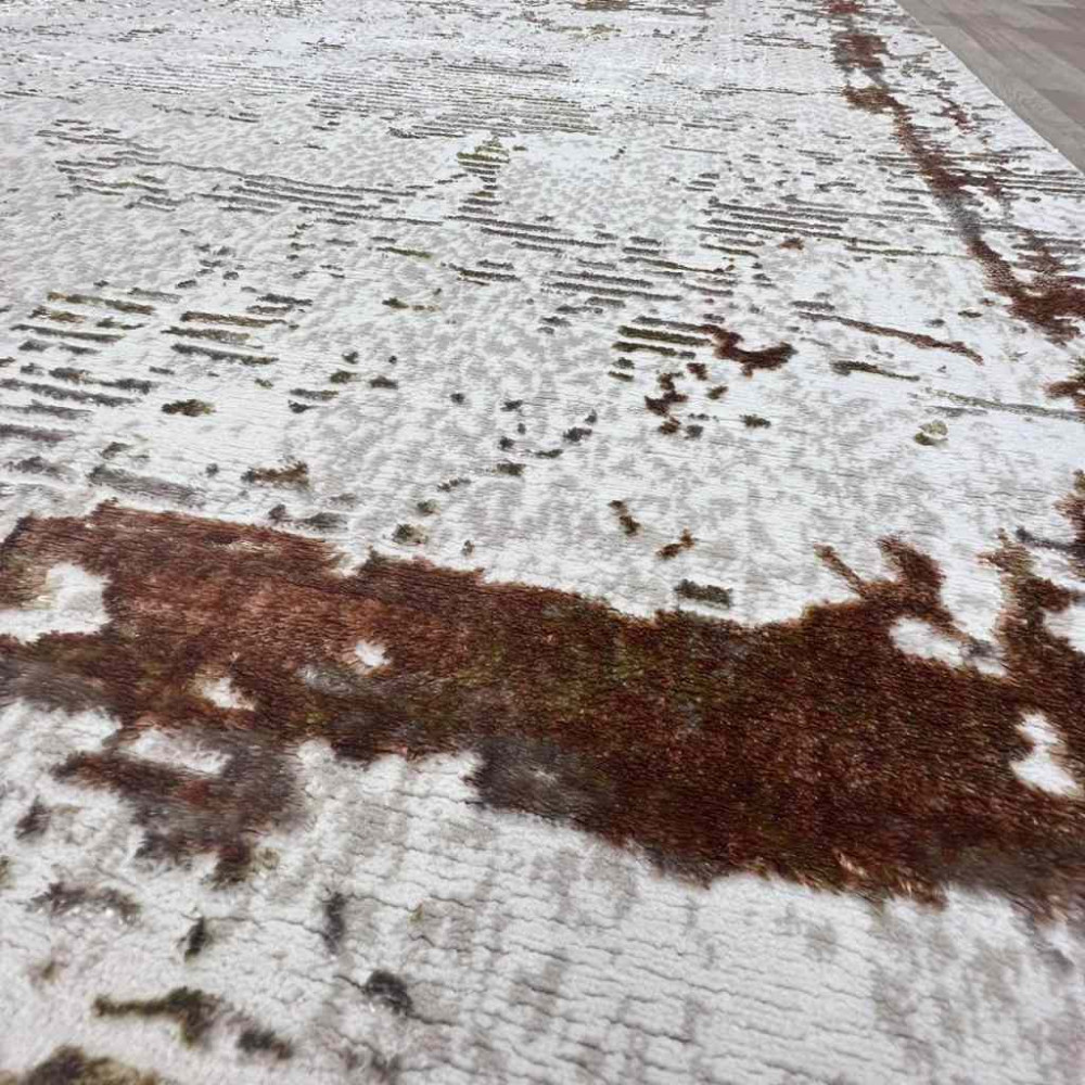 سجاد الماس تركي مودرن 35023D بيج برتقالي 150*220 سجاد الماس تركي مودرن 35023D بيج برتقالي 150*220