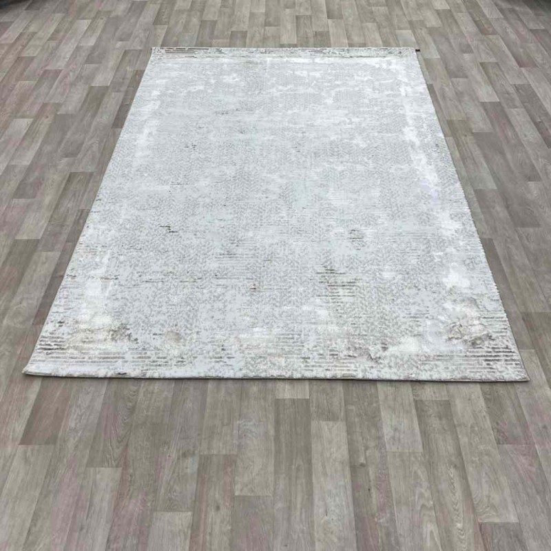 سجاد الماس تركي مودرن 35023D كريم بيج 200*300