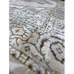 سجاد الماس تركي مودرن 35043A بيج ذهبي 150*220 سجاد الماس تركي مودرن 35043A بيج ذهبي 150*220