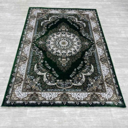 سجاد الماس كلاسيك تركي 10941A لون اخضر مقاس 200*300
