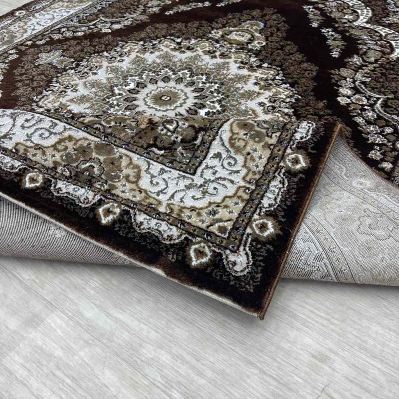 سجاد الماس كلاسيك تركي 10941A لون بني مقاس 150*220