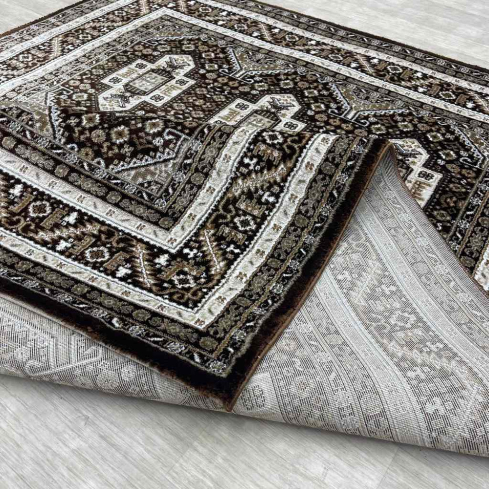 سجاد الماس كلاسيك تركي 10939A لون بني غامق مقاس 150*220 سجاد الماس كلاسيك تركي 10939A لون بني غامق مقاس 150*220