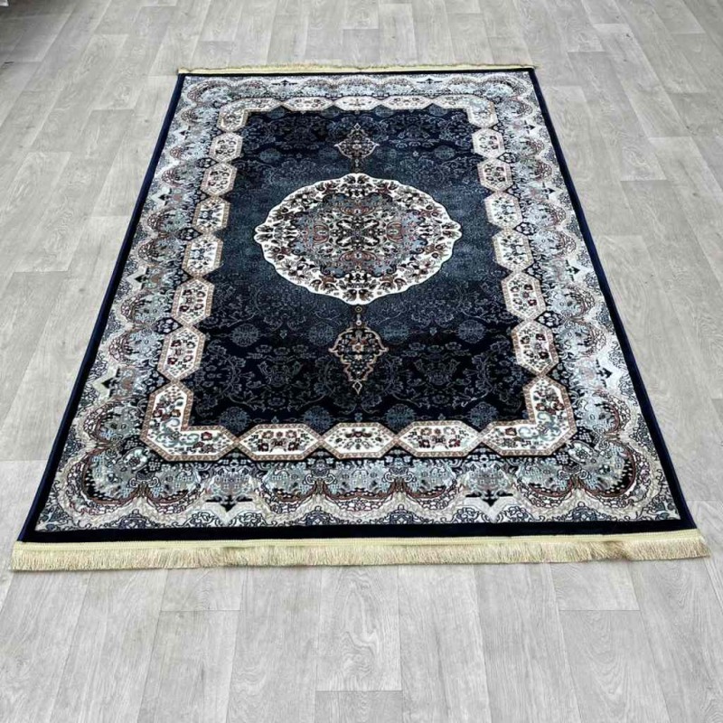 سجاد تركي كاشان 1019A كحلي مقاس 400*700