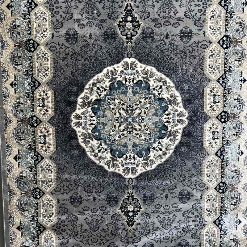 سجاد تركي كاشان 1019A رصاصي مقاس 500*1000