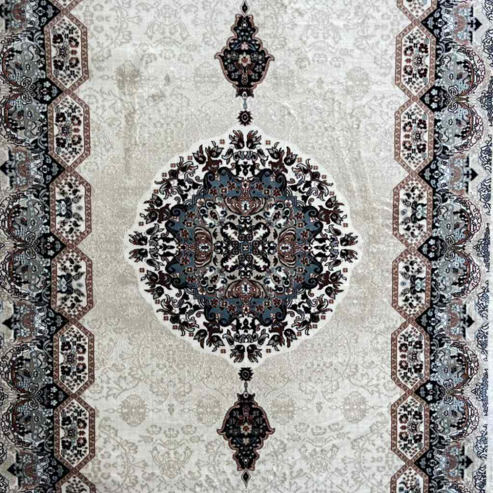سجاد تركي كاشان 1019A كريم كريم مقاس 400*700