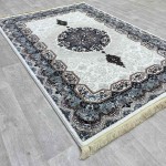 سجاد تركي كاشان 1019A 11ملى كريم كريم مقاس 100*200