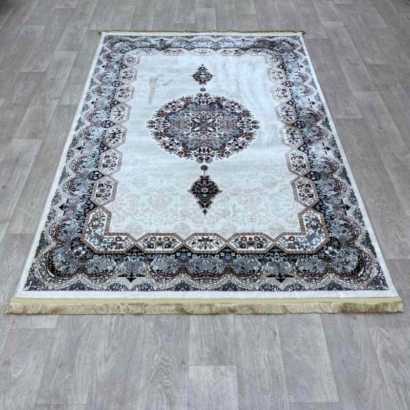 سجاد تركي كاشان 1019A كريم كريم مقاس 400*600
