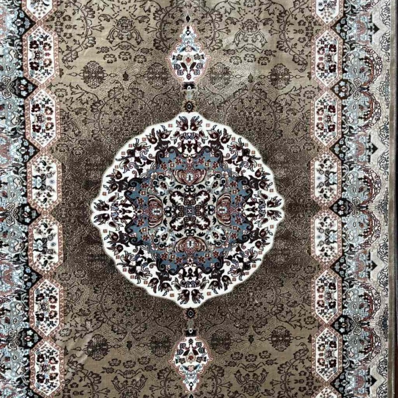 سجاد تركي كاشان دائري 1019A بيج مقاس 400*400