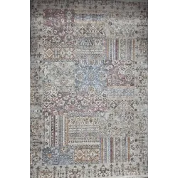 سجاد بوهيمي تركي A509A بني اصفر مقاس 50*80