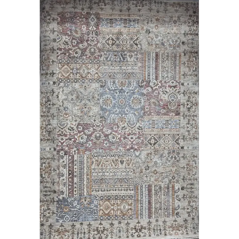 سجاد بوهيمي تركي A509A بني اصفر مقاس 50*80