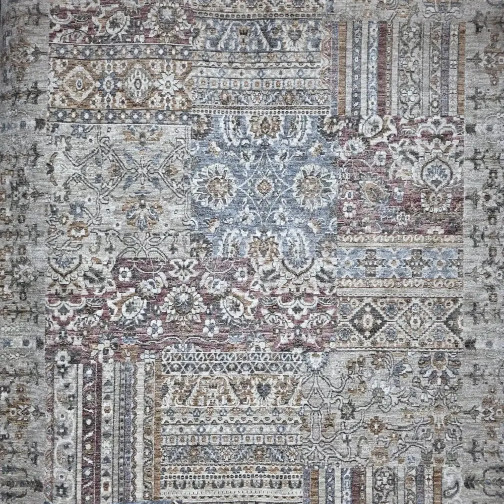سجاد بوهيمي تركي A509A بني اصفر مقاس 50*80