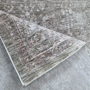 سجاد بوهيمي تركي 2327C بني بيج مقاس 50*80