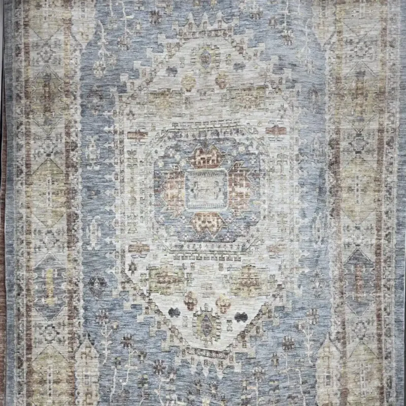سجاد بوهيمي تركي A640A انتراسيت غامق مقاس 50*80