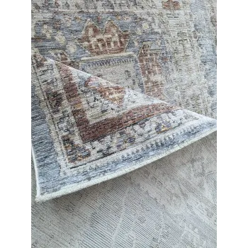 سجاد بوهيمي تركي A640A انتراسيت غامق مقاس 50*80