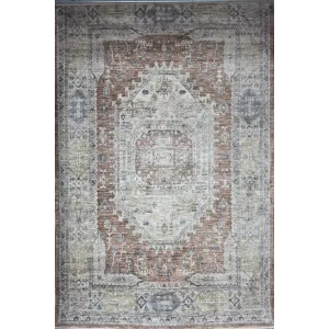 سجاد بوهيمي تركي A640A انتراسيت اصفر مقاس 300*400