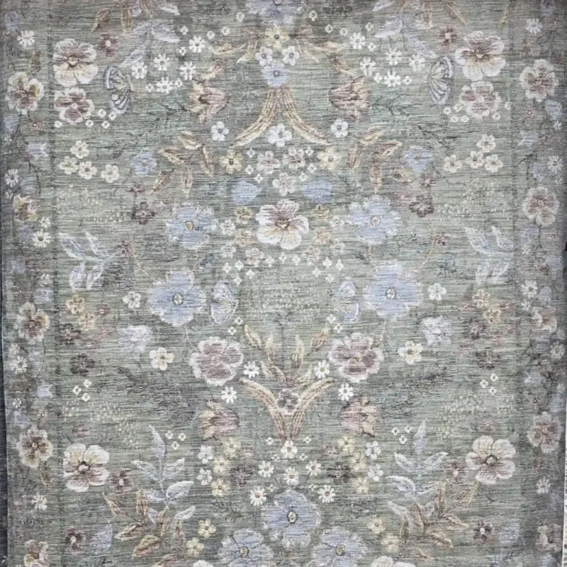 سجاد بوهيمي تركي هيربولين A492A اخضر مقاس 300*400