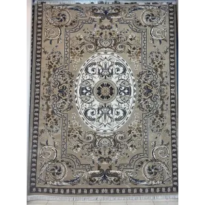 سجاد تركي شيراز A706C كلاسيك سميك ناعم بيج مقاس 400*800