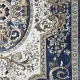سجاد تركي شيراز A706C كلاسيك سميك ناعم سماوي مقاس 50*80