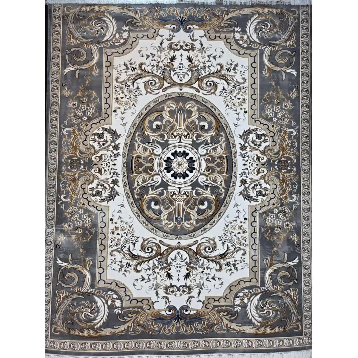 سجاد تركي شيراز A706C كلاسيك سميك ناعم رصاصي مقاس 400*500 سجاد تركي شيراز A706C كلاسيك سميك ناعم رصاصي مقاس 400*500