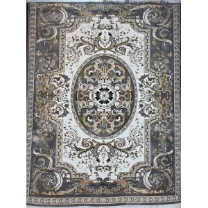 سجاد تركي شيراز A706C كلاسيك سميك ناعم رصاصي مقاس 150*230
