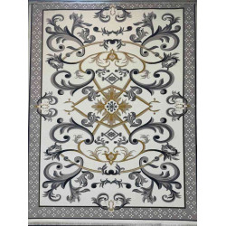 سجاد إيراني درجة أولى سجاد فاخر مصنوع بدقة عالية من أفضل أنواع الصوف والحرير الون كريم رصاصي مقاس 400*500 سجاد إيراني درجة أولى سجاد فاخر مصنوع بدقة عالية من أفضل أنواع الصوف والحرير الون كريم رصاصي مقاس 400*500