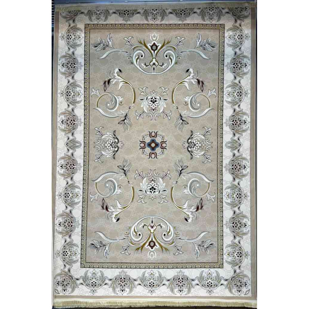 سجاد إيراني درجة أولى سجاد فاخر مصنوع بدقة عالية من أفضل أنواع الصوف والحريرنقشه ملكي الون بيج كريم مقاس 300*400 سجاد إيراني درجة أولى سجاد فاخر مصنوع بدقة عالية من أفضل أنواع الصوف والحريرنقشه ملكي الون بيج كريم مقاس 300*400