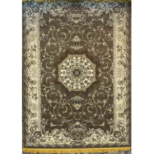 سجاد تركي تبريز كلاسيك سميك ناعم 2767B بني مقاس 500*800