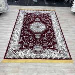 سجاد تركي تبريز كلاسيك سميك ناعم 2767B احمر عنابي مقاس 200*300