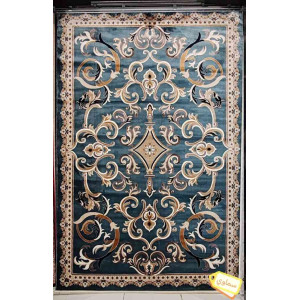 سجاد تركي سما نقش فرنسي لون سماوي مقاس 50*80 سجاد تركي سما نقش فرنسي لون سماوي مقاس 50*80