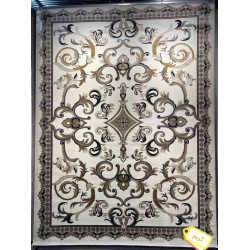 سجاد تركي سما نقش فرنسي لون كريم مقاس 400*700 سجاد تركي سما نقش فرنسي لون كريم مقاس 400*700