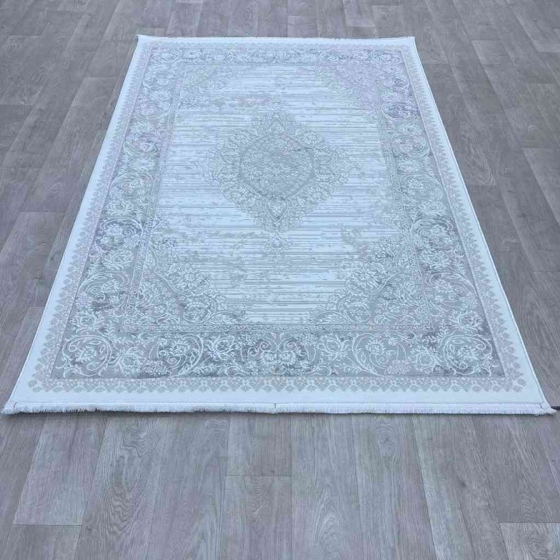 سجاد تركي موطو 049770 كريم درجة اولا  مقاس 120*170