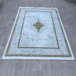 سجاد تركي موطو 049770 ذهبي درجة اولا  مقاس 150*220