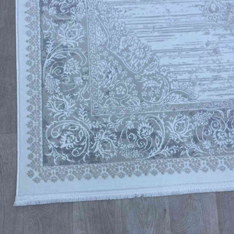 سجاد تركي موطو 049770 كريم درجة اولا  مقاس 120*170