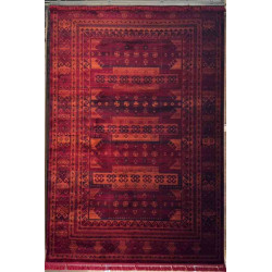 سجاد تركي بخارى نقشة افغاني 1502 بابل احمر مقاس 400*500