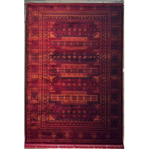 سجاد تركي بخارى نقشة افغاني 1502 بابل احمر مقاس 400*500