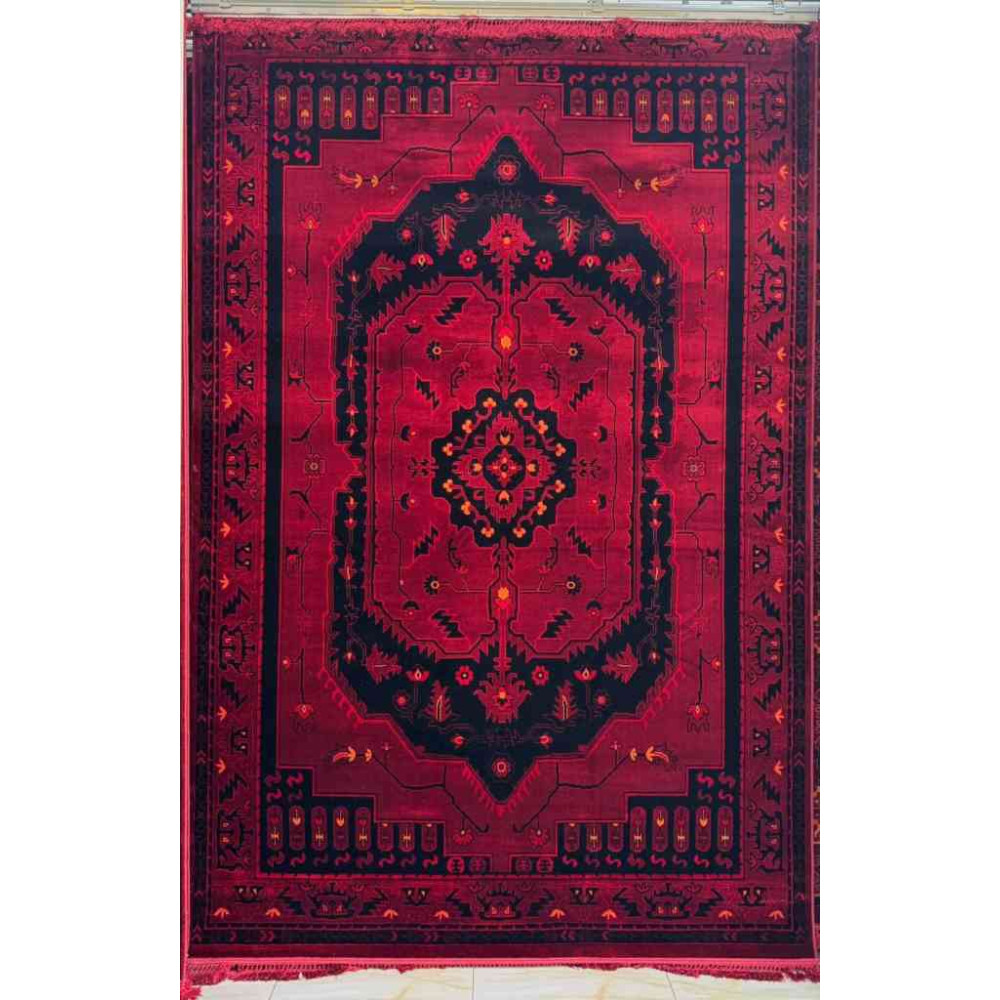 سجاد تركي بخارى نقشة افغاني 1503 بابل احمر مقاس 50*80