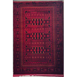 سجاد تركي بخارى نقشة افغاني 1504 بابل احمر مقاس 400*500