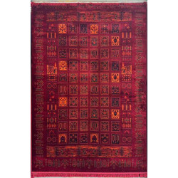 سجاد تركي بخارى نقشة افغاني 1511 بابل احمر مقاس 50*80