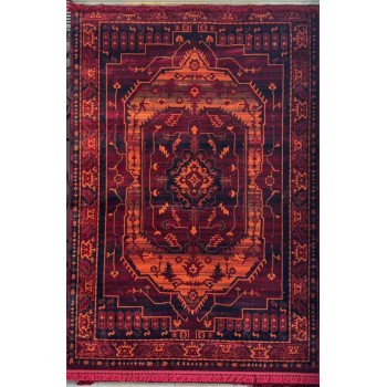 سجاد تركي بخارى نقشة افغاني 1509 بابل احمر مقاس 50*80